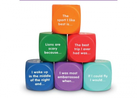 Cuburi lemn pentru scriere rapida, Learning Resources, 6-7 ani + [2]