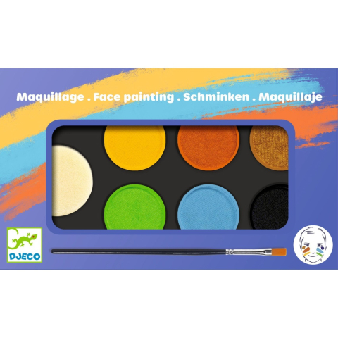 Culori make-up non alergice Djeco, natur, 2-3 ani + [1]