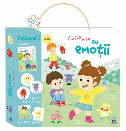 Jocuri dezvoltare emotionala - Cutia mea cu emoții, DPH, 2-3 ani +