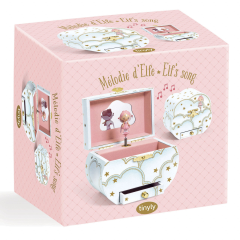 Jucarii copii 8-9 ani - Cutie muzicala Elf, Djeco, 4 ani+