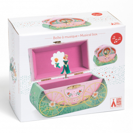 Camera copilului - Cutie muzicala Plimbare cu trasura, Djeco, 4 ani+