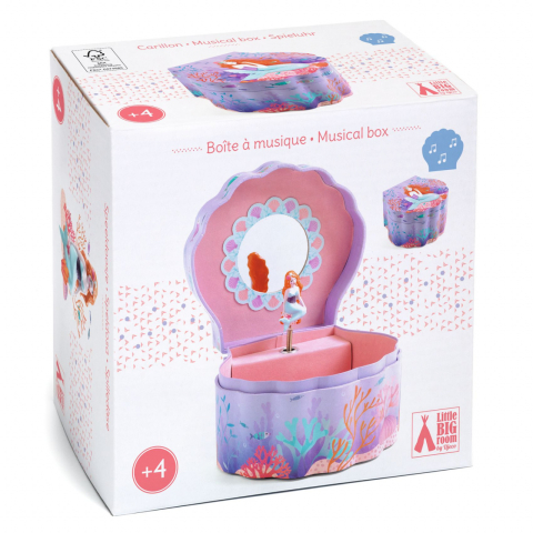 Camera copilului - Cutie muzicala sirena, Djeco, 4-5 ani +
