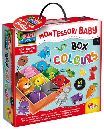Gradinita si scoala - Cutiuta Montessori - Culori, LISCIANI, 1-2 ani +