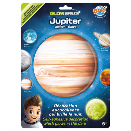 Decoratiuni de perete fosforescente - Planeta Jupiter, BUKI France, 4-5 ani + [1]