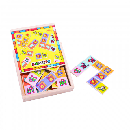 Vârsta - Domino pentru copii, BIGJIGS Toys, 1-2 ani +
