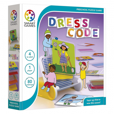 Jucarii baieti - Smart Games - Dress Code, joc de logica cu 80 de provocari, 4+ ani