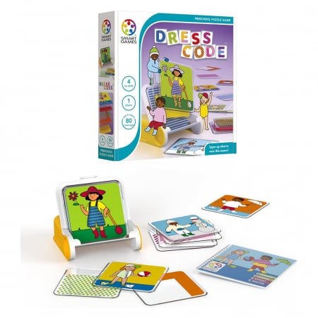 Smart Games - Dress Code, joc de logica cu 80 de provocari, 4+ ani [1]