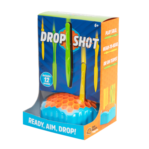 Jucarii si jocuri copii - Drop Shot, Joc de indemanare cu discuri de lansat (2 jucatori)