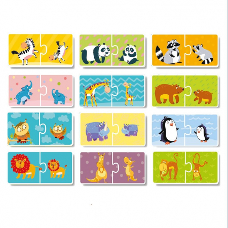 Vârsta - Duo Puzzle - Mama si puiul (2 piese), Dodo, 18 luni+