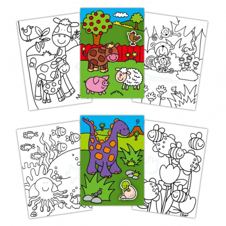 Carti de colorat - Early Activities: Prima carte de colorat cu abtibilduri, Galt, 2-3 ani +