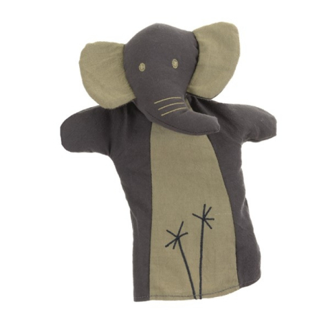Jucarii copii 1-2 ani - Elefant papusa de mana, Egmont Toys, 0-1 ani +