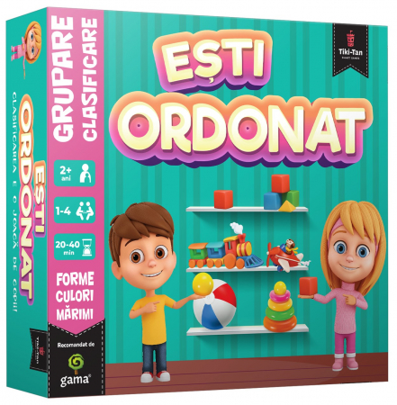 Jucarii copii 4-5 ani - Ești ordonat (joc educativ interactiv)
