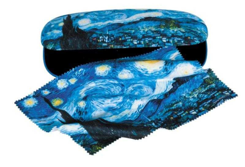 Vârsta - Etui cu textil si protectie ochelari, van Gogh, Fridolin, 6-7 ani +