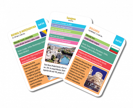 Europa. Țări şi capitale, Editura Gama, 6-7 ani + [4]