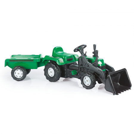 Vehicule - Excavator cu pedale si remorca