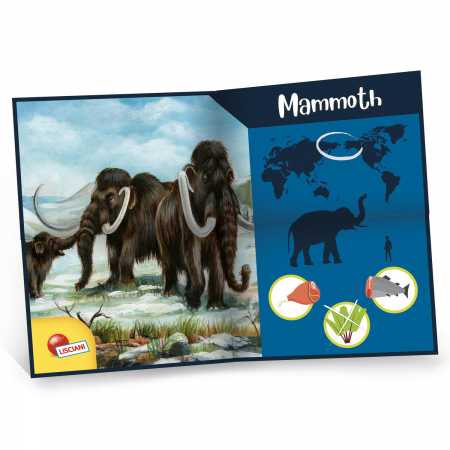 Experimentele micului geniu - Kit paleontologie mamut, LISCIANI, 6-7 ani + [3]
