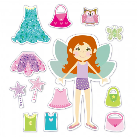 Fairy Friends: Set de creatie Zane magnetice, Galt, 2-3 ani + [3]