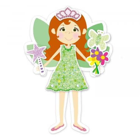Fairy Friends: Set de creatie Zane magnetice, Galt, 2-3 ani + [4]