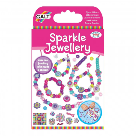 Jucarii copii 4-5 ani - Fantastic Fashion: Bijuterii moderne Sparkle Jewellery, Galt, 4-5 ani +