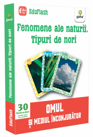 Jucarii educative 6 - 7 ani - Fenomene ale naturii. Tipuri de nori, Editura Gama, 4-5 ani +