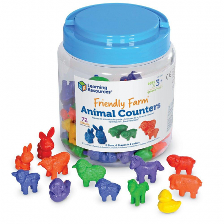 Jocuri de logica - Ferma prietenoasa - animalute, Learning Resources, 2-3 ani +