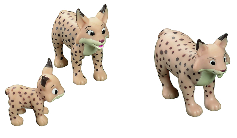 Animale din Salbaticie - Figurina animale din salbaticie - Familia de rasi