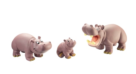 Figurina animale din salbaticie - Hipopotam mama [1]