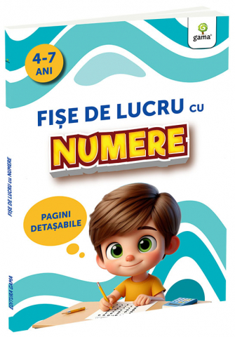 Carti pentru copii - Fise de lucru cu numere/ Fise de lucru