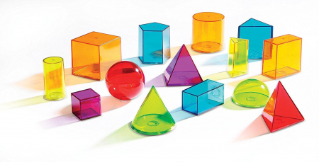 Forme geometrice colorate, Learning Resources, 8-9 ani + [1]