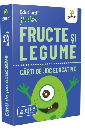 Jucarii si jocuri copii - Fructe şi legume, Editura Gama, 1-2 ani +