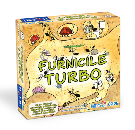 Jocuri de societate - Furnicile Turbo, joc de societate Huch and Friends, +7 ani