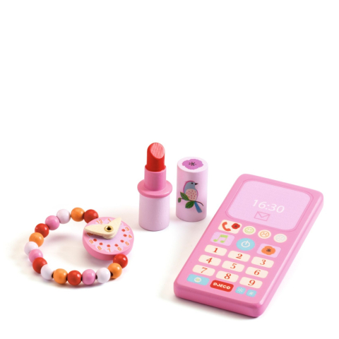 Geanta cu accesorii Djeco, Birdie, 4-5 ani + [2]