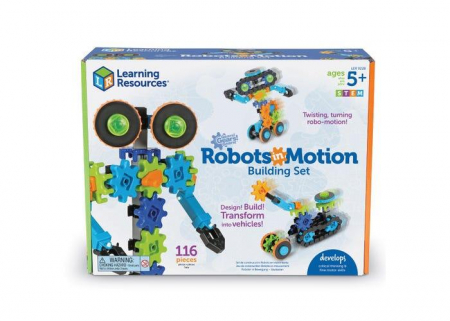 Gears! Gears! Gears! Robotelul in actiune, Learning Resources, 4-5 ani + [5]