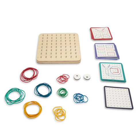 Geoboard, joc creativ cu elastice [4]