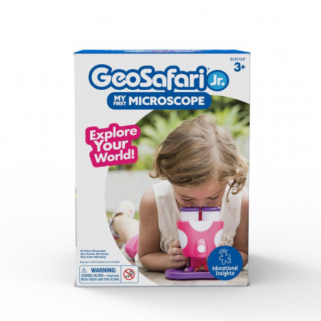 GeoSafari - Primul meu microscop (roz), Educational Insights, 2-3 ani + [3]
