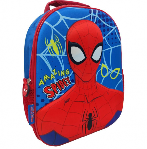 Ghiozdane si accesorii - Ghiozdan gradinita SPIDER-MAN 3D, 26x10x32 cm, 1 compartiment, MUST TEAM