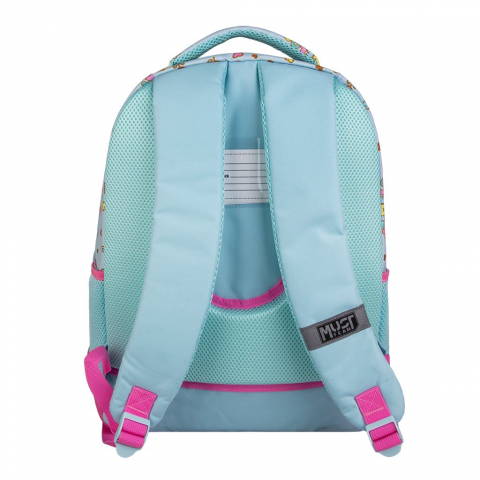 Ghiozdan My Melody, 3 compartimente, 32x18x43 cm, albastru deschis, MUST TEAM [1]