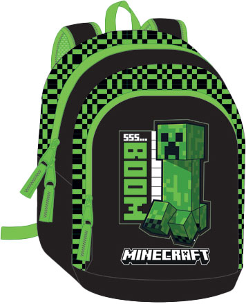 Ghiozdane si accesorii - Ghiozdan scolar MINECRAFT, 2 compartimente 38x28x16cm
