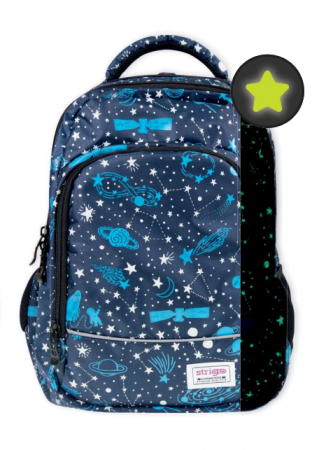 GHIOZDAN SCOLAR MISTY, 39×25×14 cm, 23l, GLOW IN THE DARK [1]