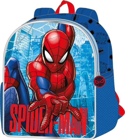 Ghiozdane si accesorii - Ghiozdan scolar Spiderman imprimeu 3D dimensiuni 36x25x14cm