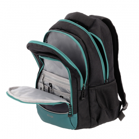 Ghiozdan Strigo Misty+ Black Dinosaur 24L, 39X27X18cm [5]