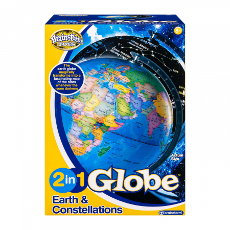 Glob 2 in 1 - Pamantul si constelatiile, Brainstorm, 8-9 ani + [1]