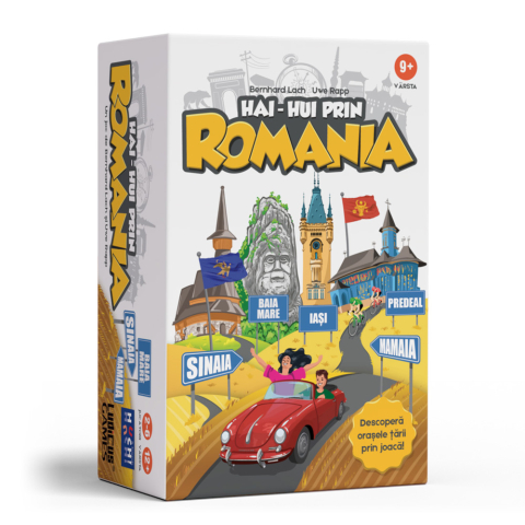 Jocuri de societate - Hai Hui prin Romania,  +9 ani