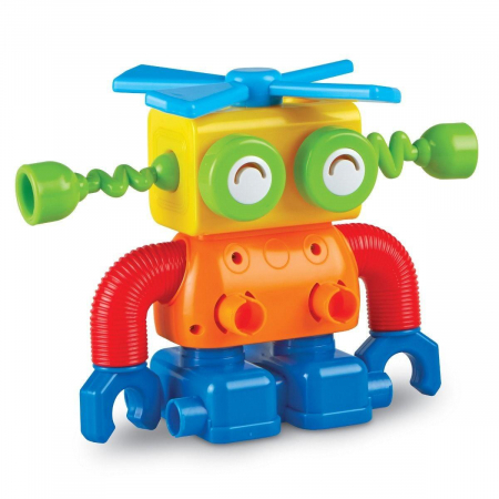Hai sa construim - 1, 2, 3 Robotel colorat, Learning Resources, 2-3 ani + [1]