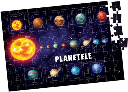 Planetele: Puzzle, DPH, 5-7 ani + [1]