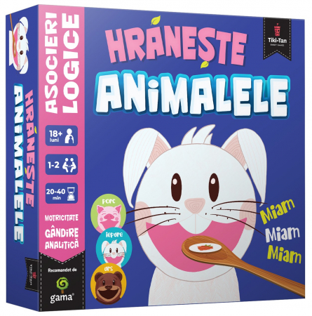 Jucarii copii 2-3 ani - Hrănește animalele (joc educativ interactiv)