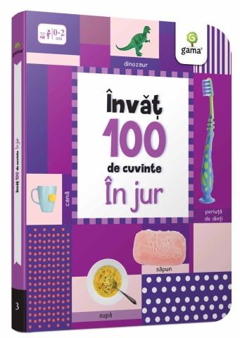 Carti pentru copii - In jur/Invat 100 de cuvinte