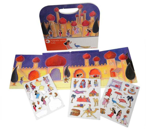 Vârsta - India, set magnetic, Egmont toys, 2-3 ani +