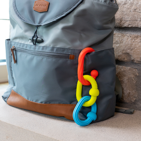 Inele senzoriale (set 3) din silicon cu efect pop pentru bebelusi [3]