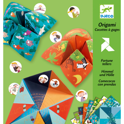 Jocuri Origami - Initiere origami Djeco, 2-3 ani +